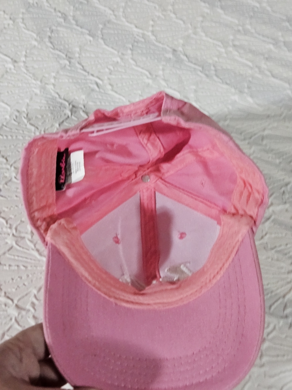 Barbie Pink Logo Baseball Hat One Size Fits Most - Picture 6 of 6